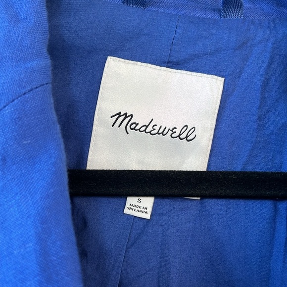 Madewell Double Breasted Linen Blazer - Picture 11 of 12